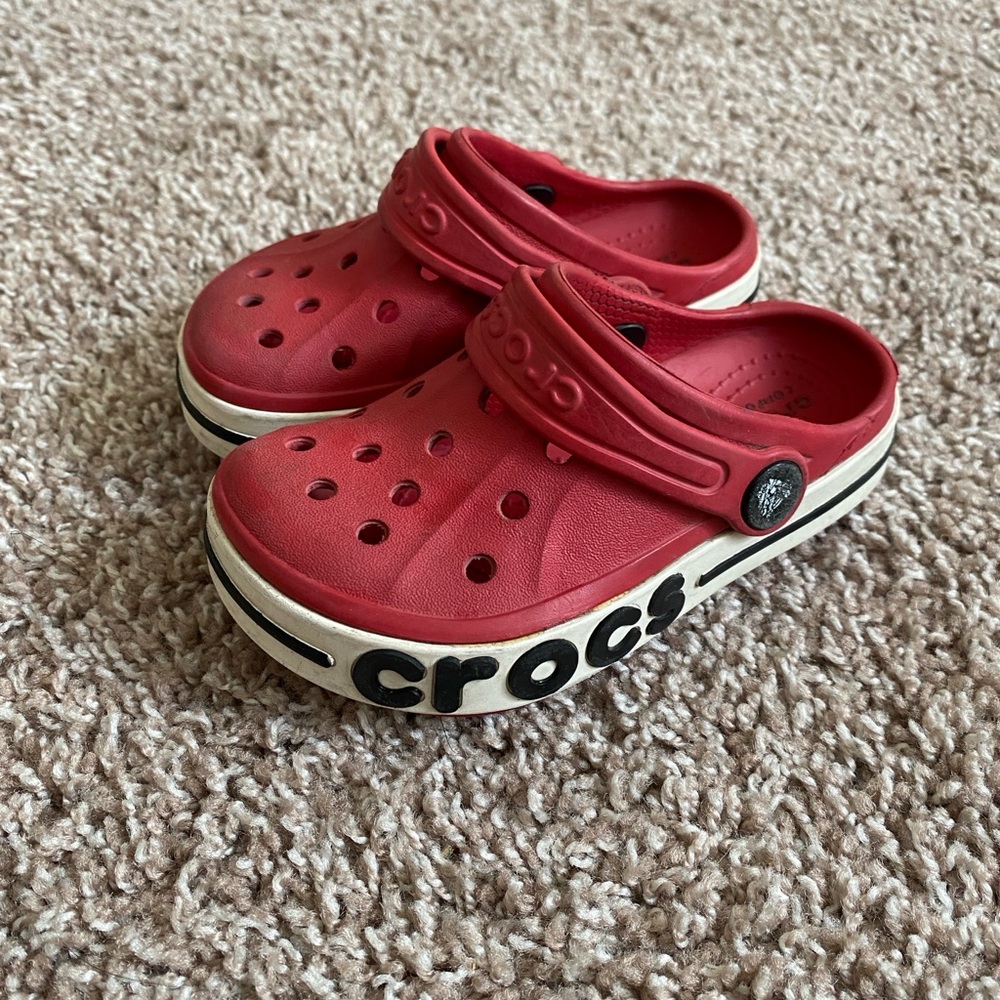 Crocs Kids Red Clogs